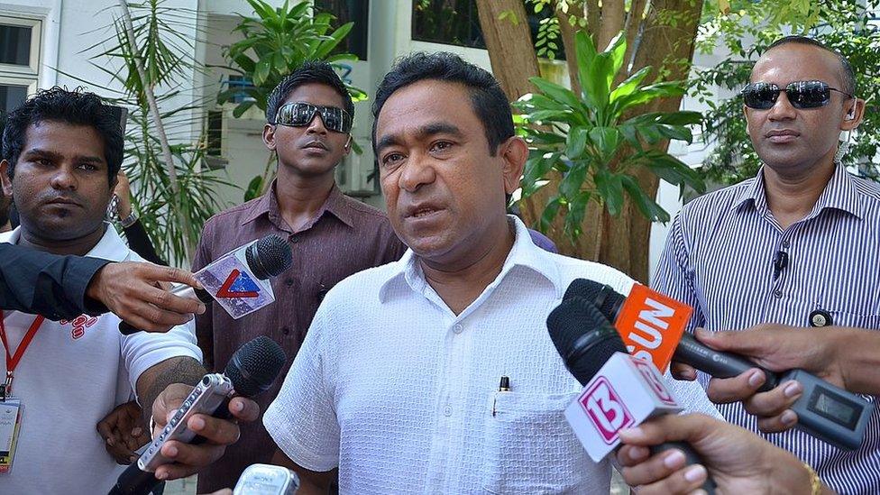 Maldives President Abdulla Yameen Abdul Gayoom