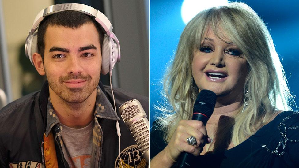 Joe Jonas and Bonnie Tyler