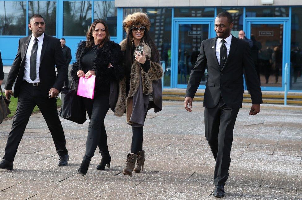 Katie Price leaves Crawley Magistrates' Court