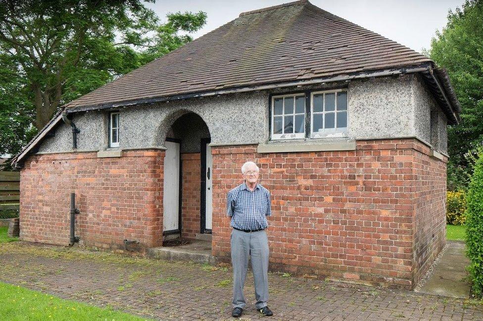 Owner outside home