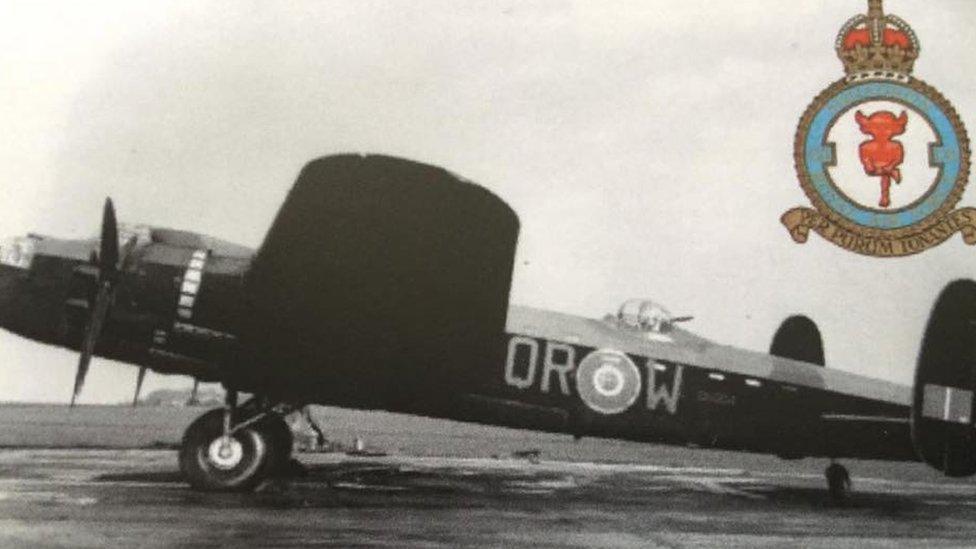 A Lancaster bomber