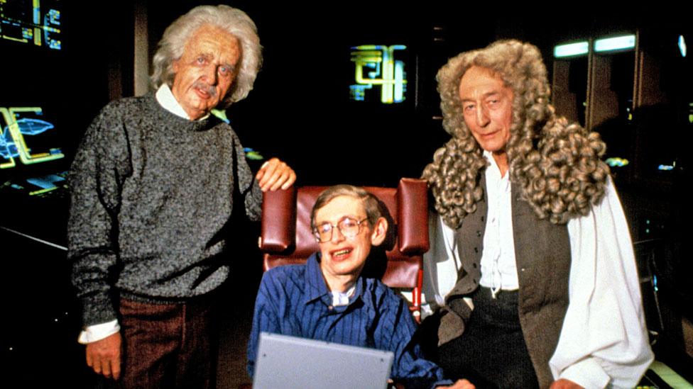 Prof Stephen Hawking in Star Trek