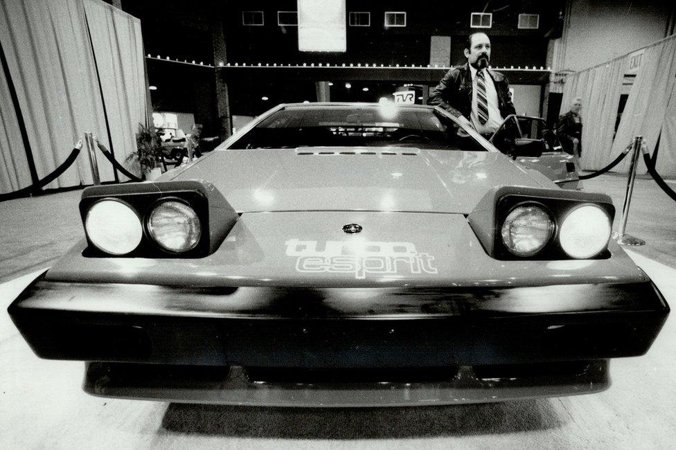 A Lotus Espirit in 1983