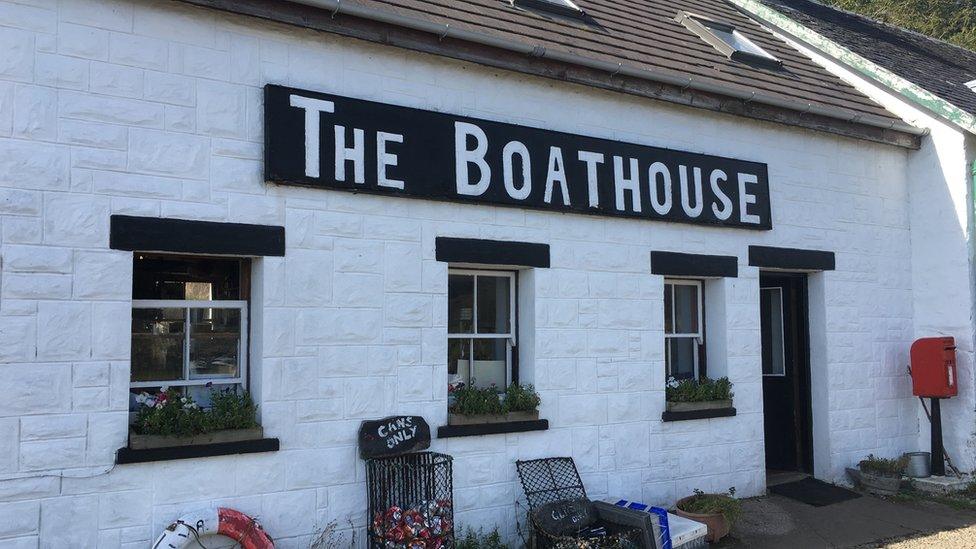 Rebecca's seafood café The Boathouse