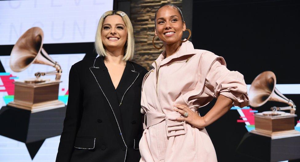 Bebe Rexha and Alicia Keys