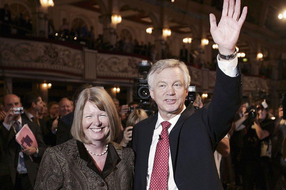 David Davis and his wife Doreen at the 2005 party conference