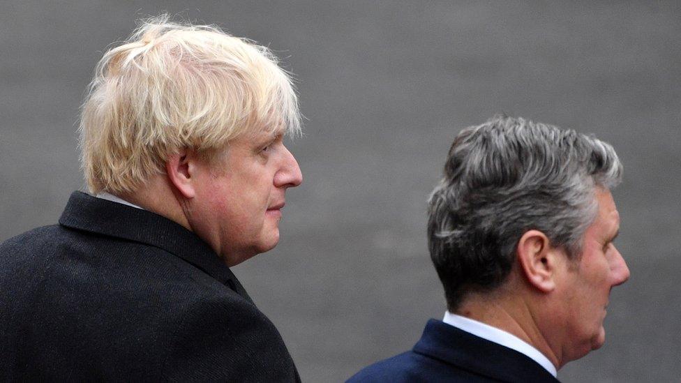 Boris Johnson and Sir Keir Starmer