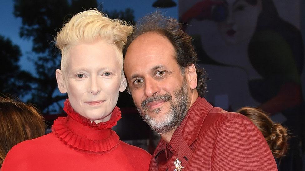 Tilda Swinton and Luca Guadagnino