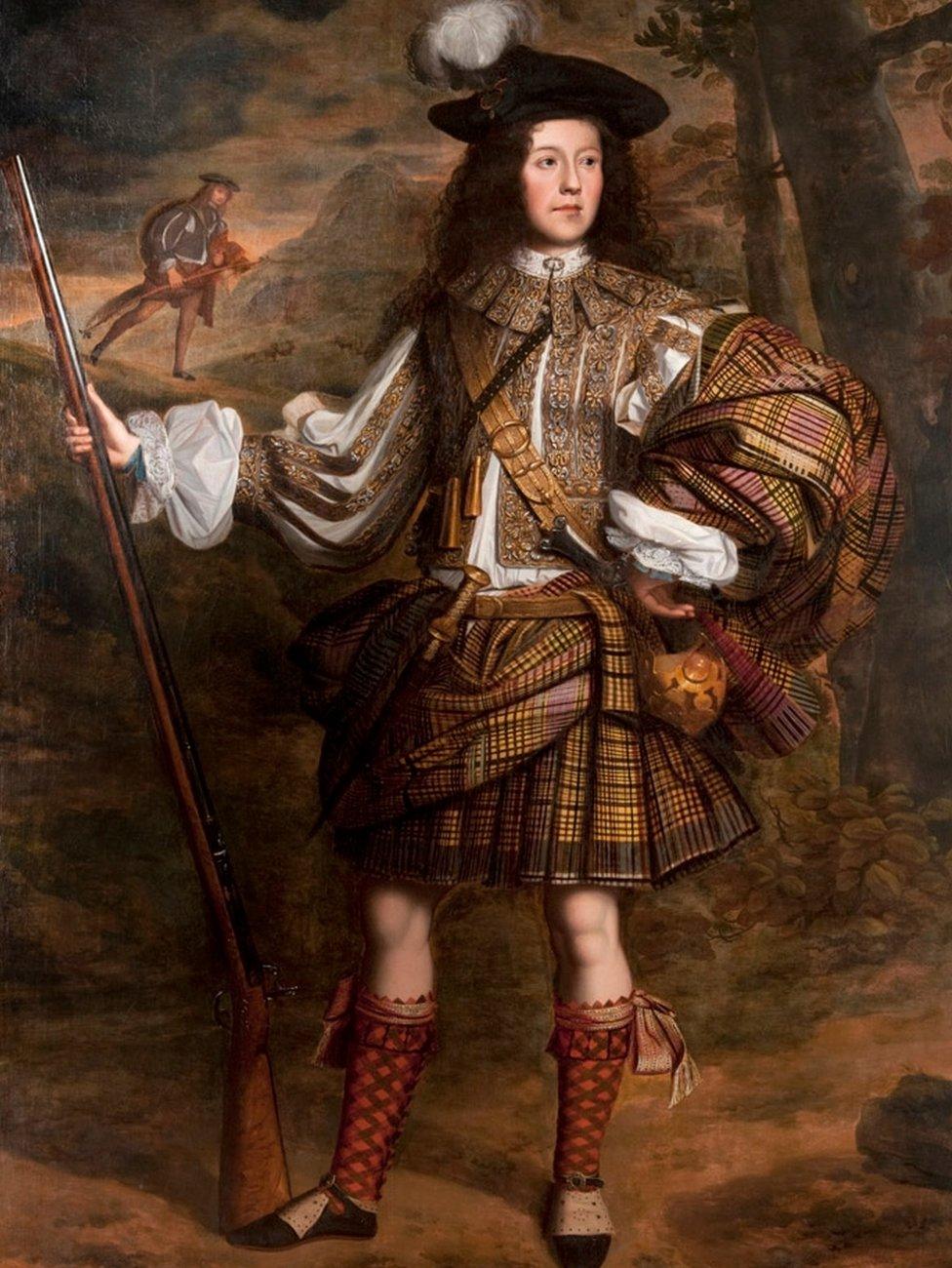 A Highland Chieftain: Portrait of Lord Mungo Murray