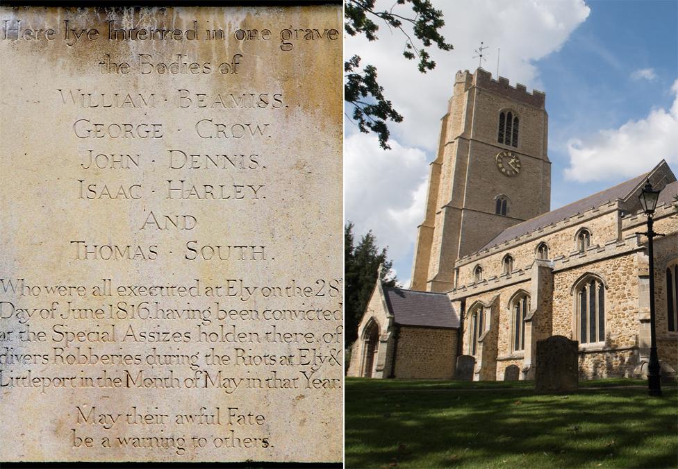 Plaque and St Mary's, Littleport