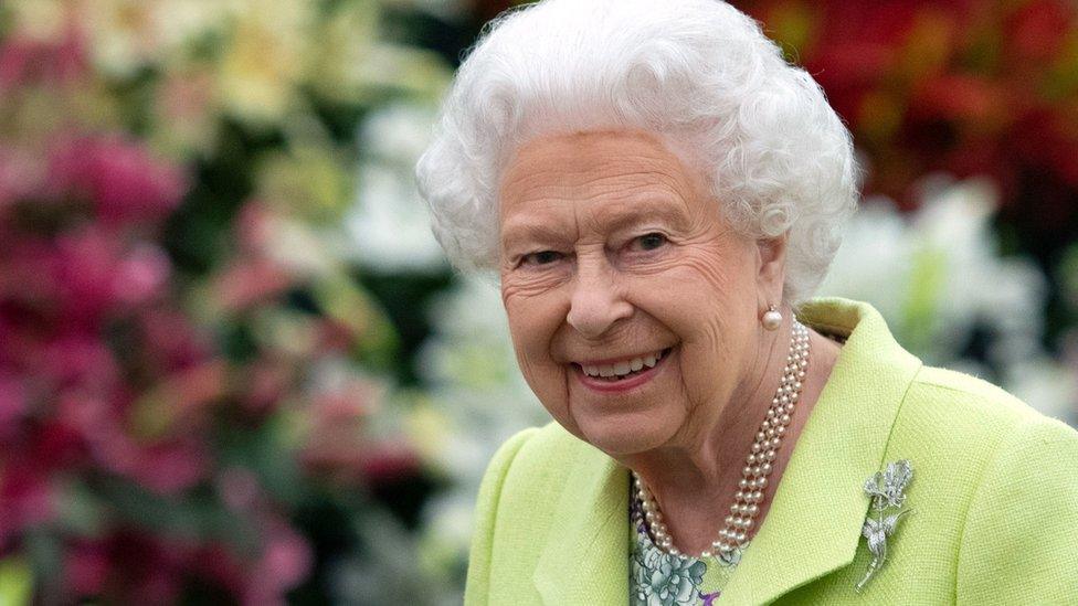 The Queen at Chelsea Flower Show in 2019