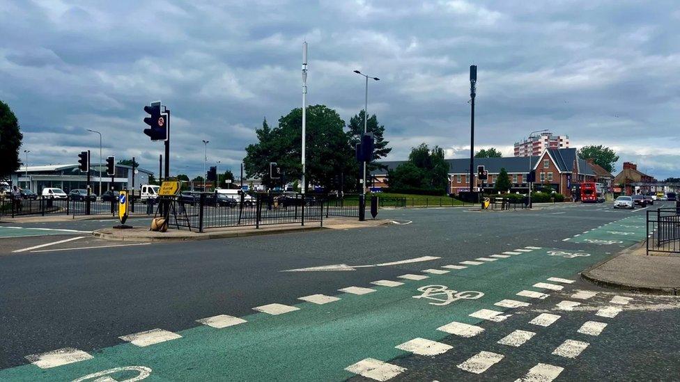 The junction of Holderness Road with Mount Pleasant