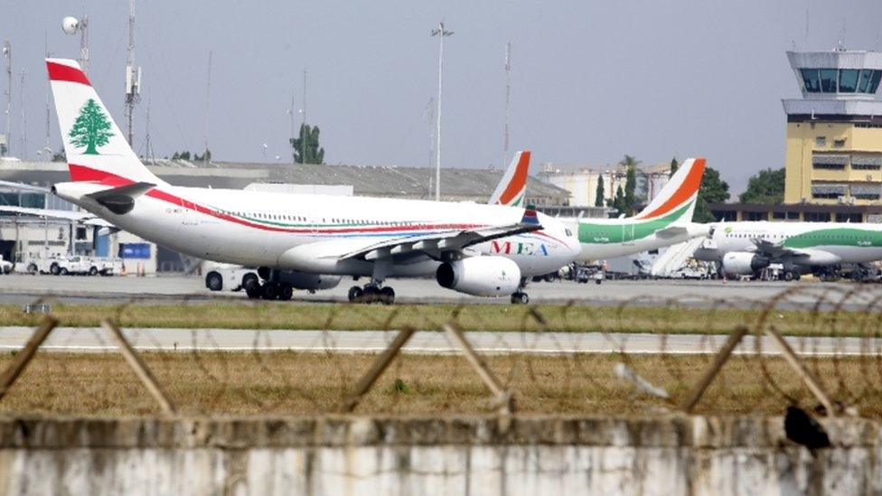 A general view of Felix Houphouet Boigny International Airport in Abidjan, Ivory Coast