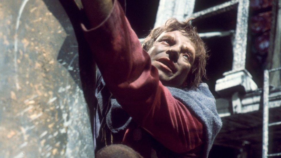 Warren Clarke as Quasimodo in a TV adaptation of the Hunchback of Notre Dame