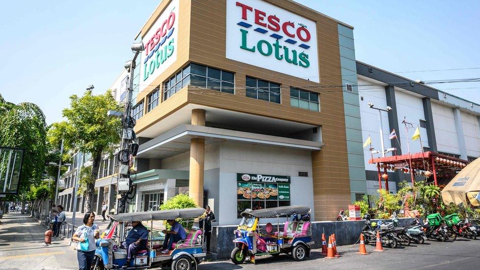 Tesco Lotus store in Thailand