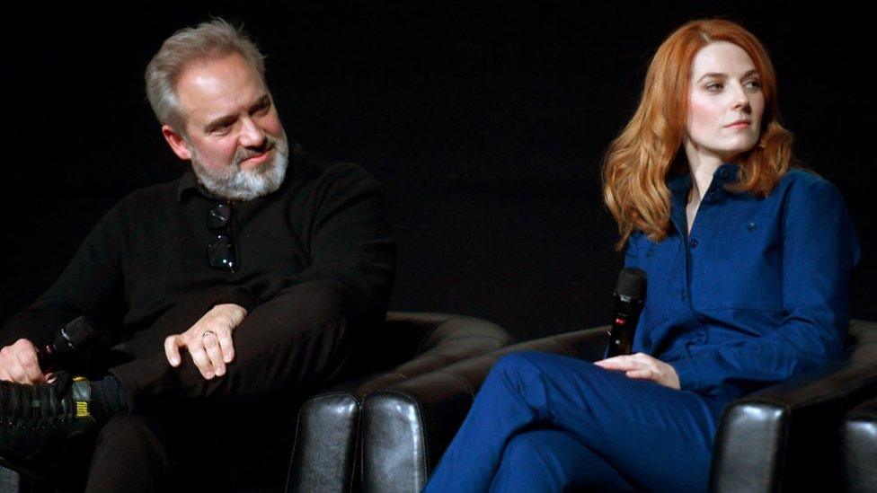 Sir Sam Mendes and Krysty Wilson-Cairns