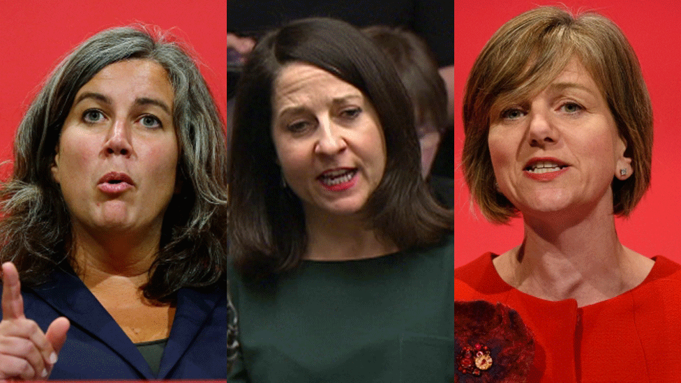 Heidi Alexander, Liz Kendall and Lillian Greenwood