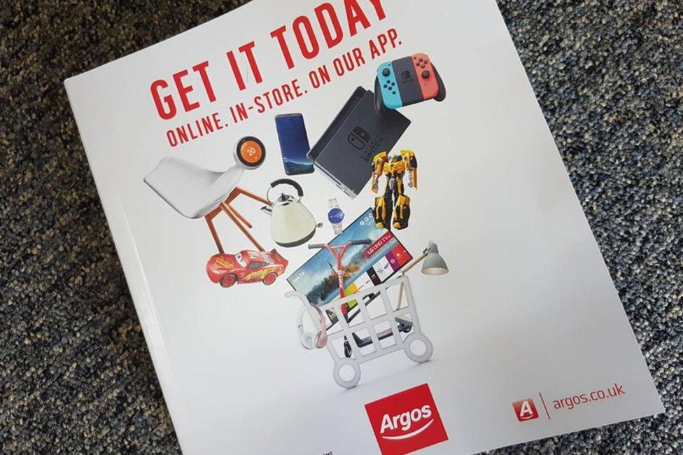 Argos catalogue