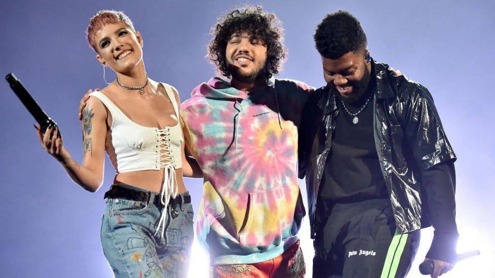 Halsey, Benny Blanco, and Khalid