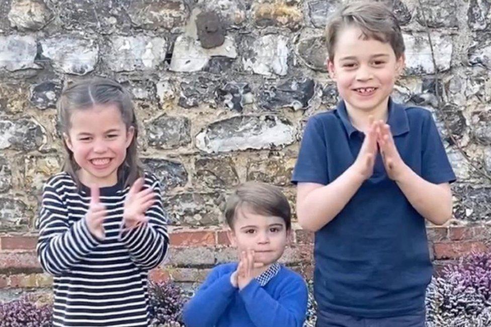 Princess Charlotte, Prince Louis, Prince George