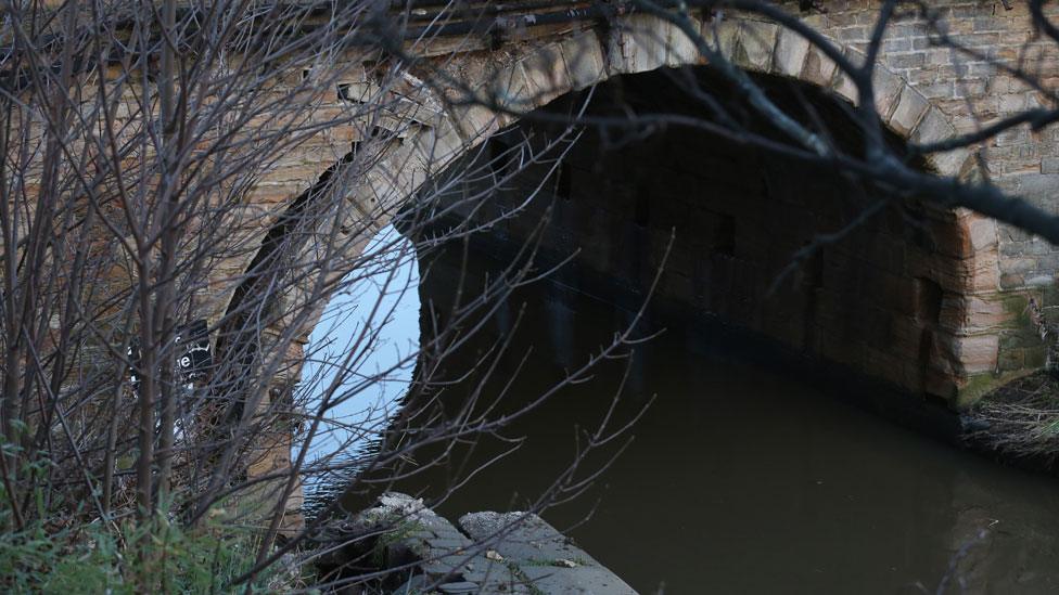 Damaged Elland Bridge