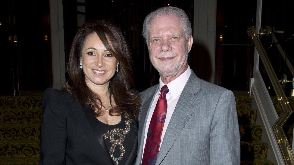 Jacqueline Gold and her father David