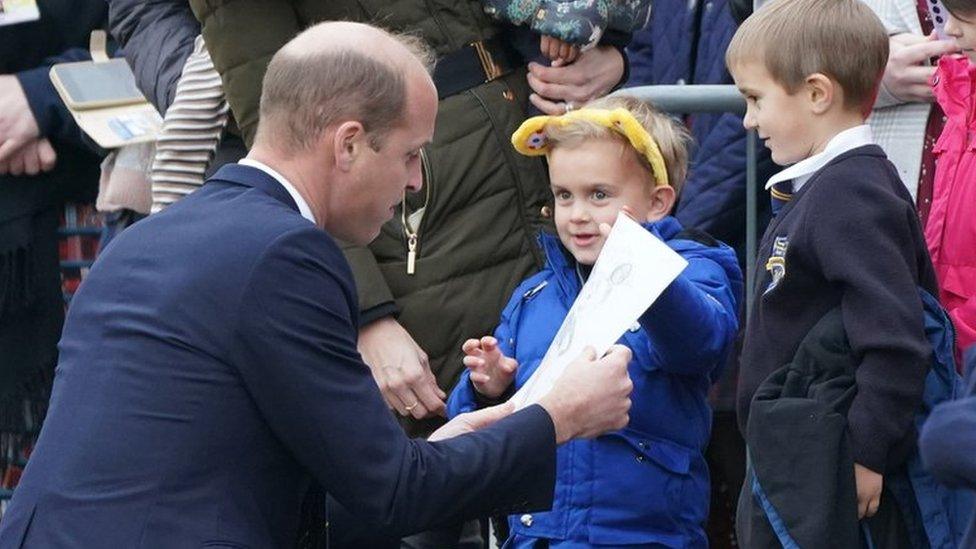 Blake with Prince William