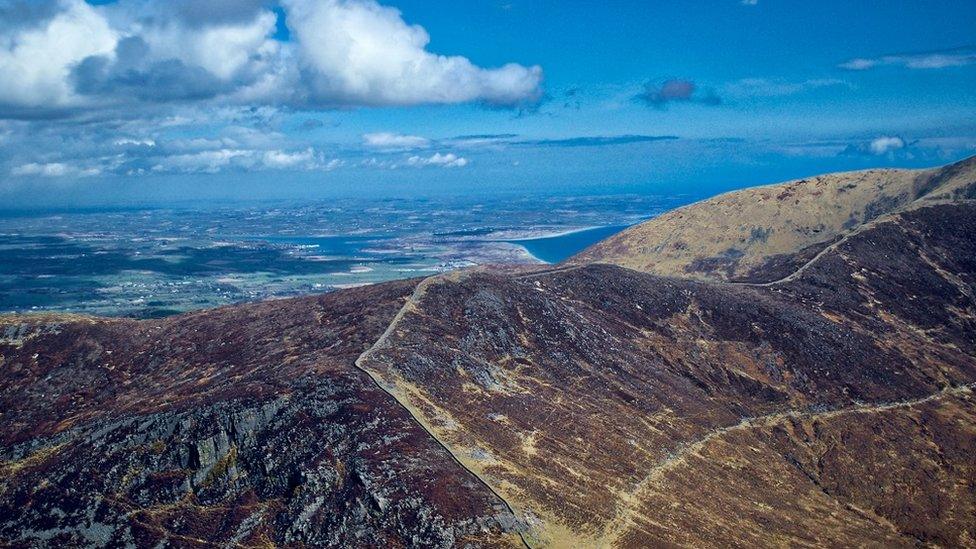 The Mourne mountains