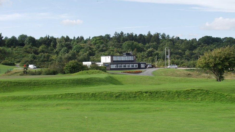 Llanymynech Golf Club has 15 holes in Wales and three in England