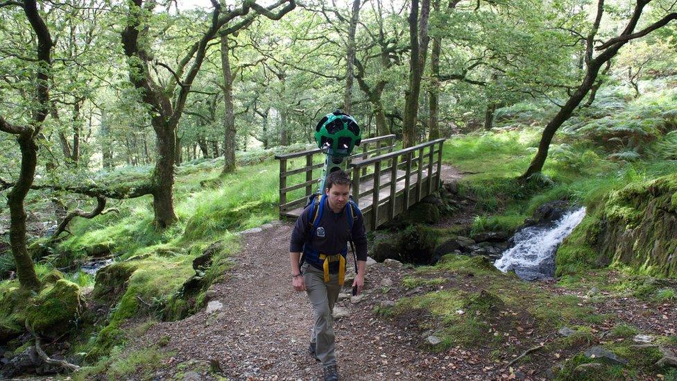 Google Street View volunteer in Snowdonia