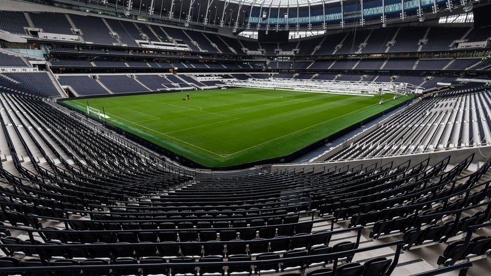 Inside Tottenham Hotspur Stadium