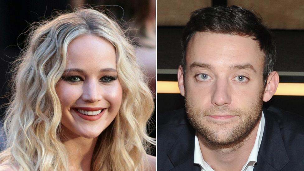 US actress Jennifer Lawrence and her fiancé Cooke Maroney (seen here in 2013)