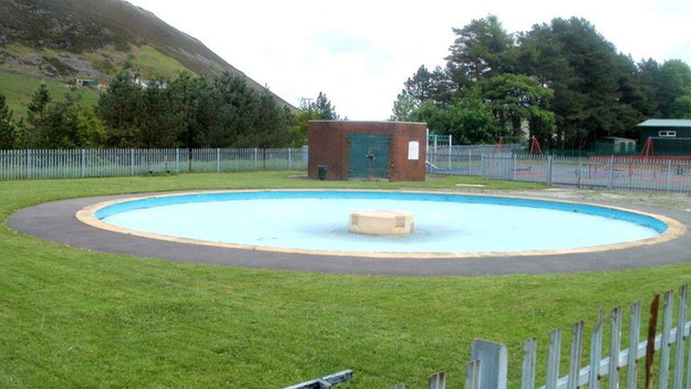 Maerdy paddling pool