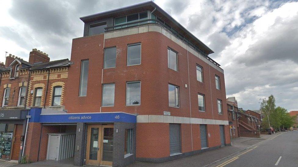 The former regional headquarters of Citizens Advice in NI has been closed