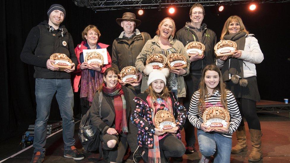 Winners at 2018's World Pasty Championships