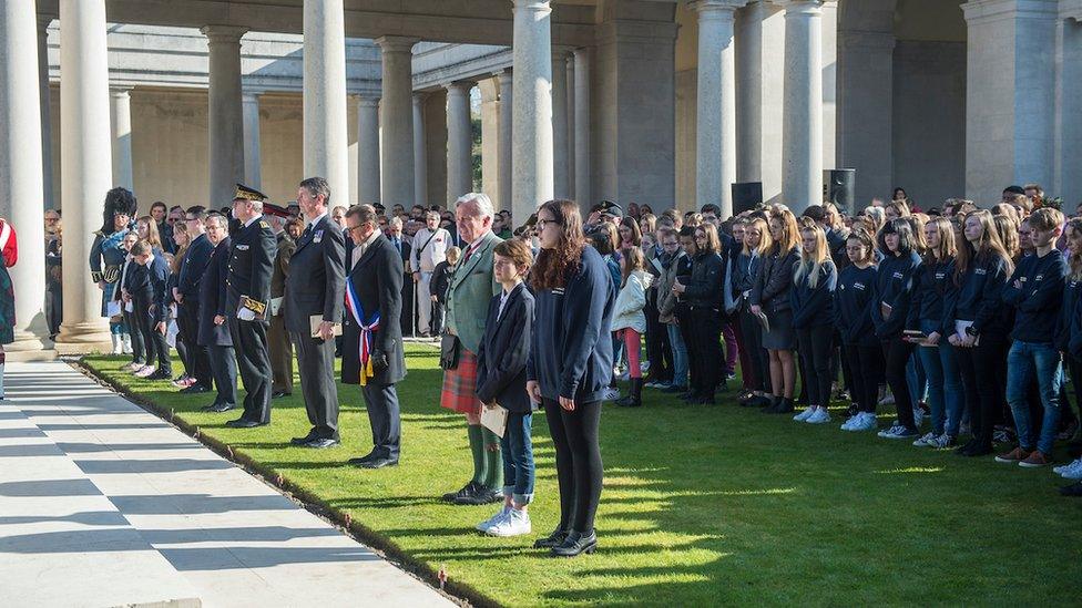 Service at Arras