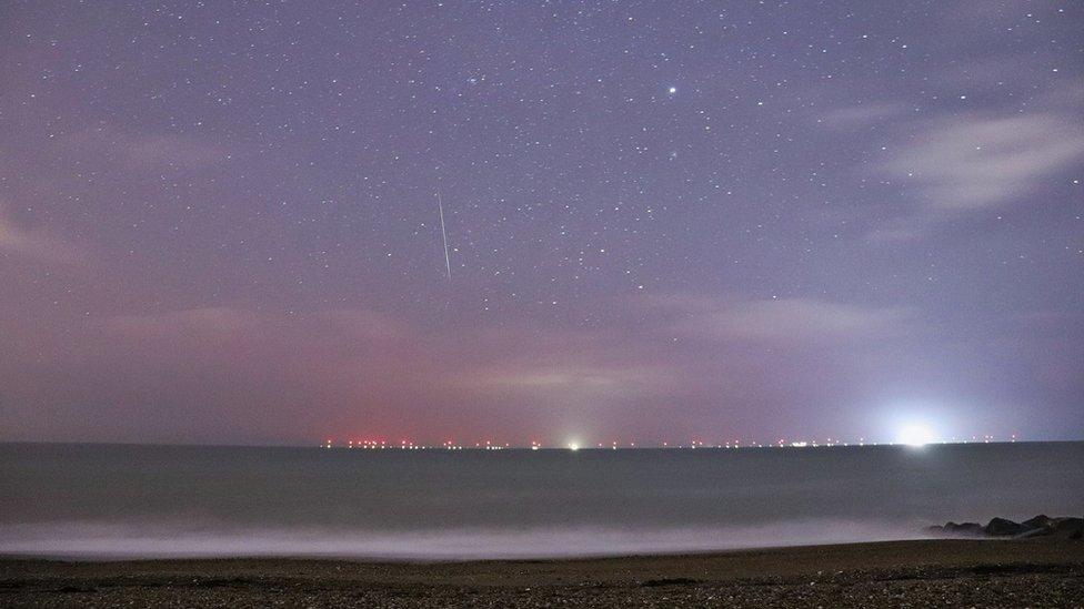 Geminid Meteor in West Sussex, England