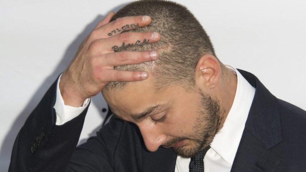 Shia LaBeouf arrives for the screening of the film Man Down during the 40th annual Toronto International Film Festival (15 September 2015).