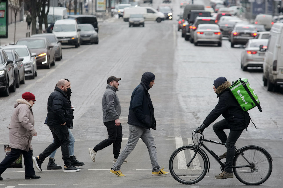 Street scene in Kyiv