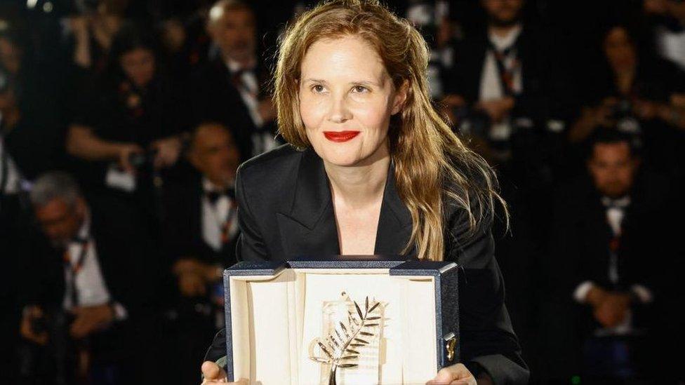 Director Justine Triet, Palme d'Or award winner for the film Anatomie d'une chute