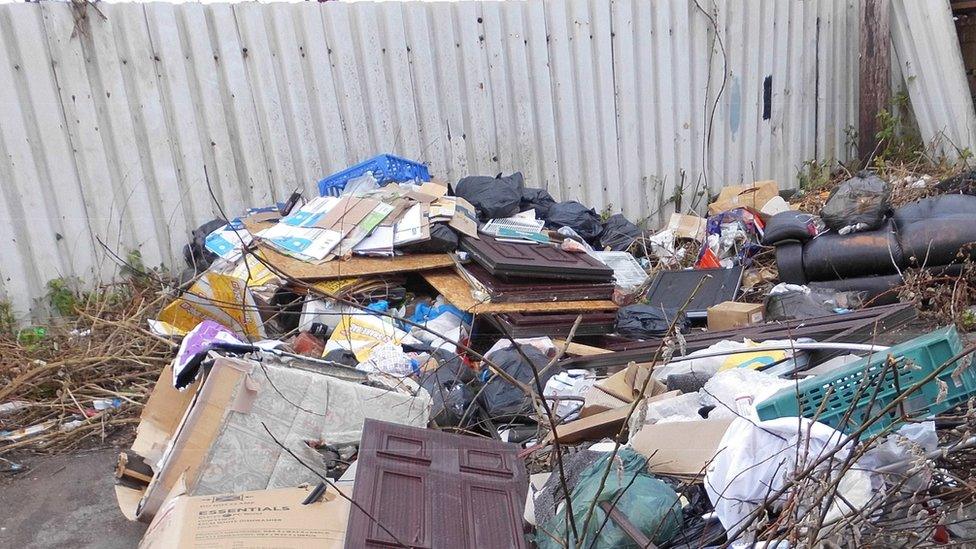 Waste dumped in north Manchester