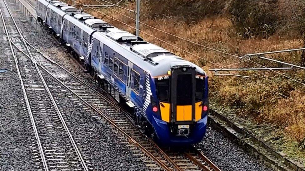 new electric train trial in country durham