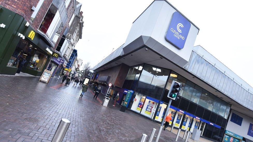 Cleveland Centre at junction of Linthorpe Road and Grange Road