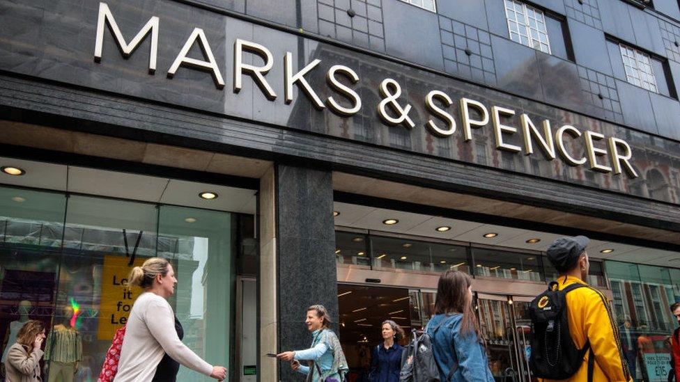 Marks and Spencer shop