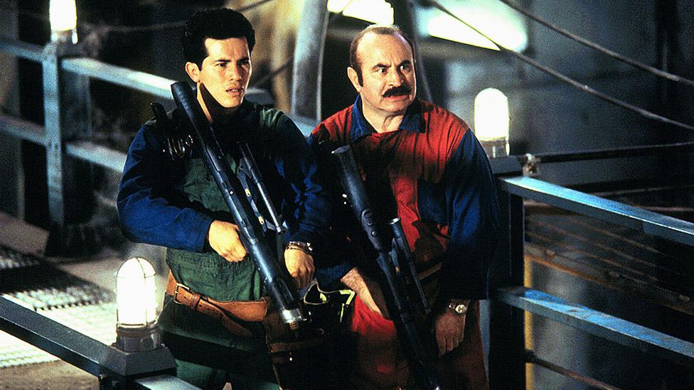 John Leguizamo and Bob Hoskins