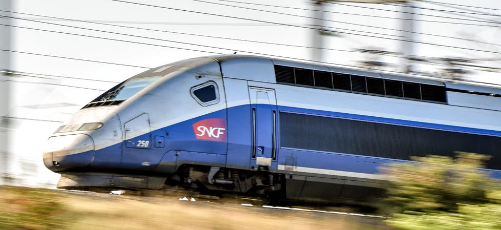 TGV high-speed train in France, 29 Aug 17