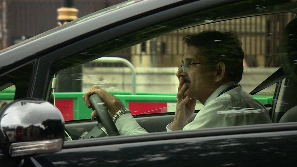 Minicab driver Ash Raoh