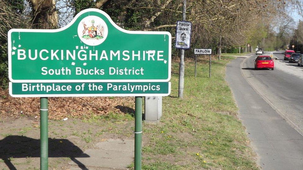 Buckinghamshire sign