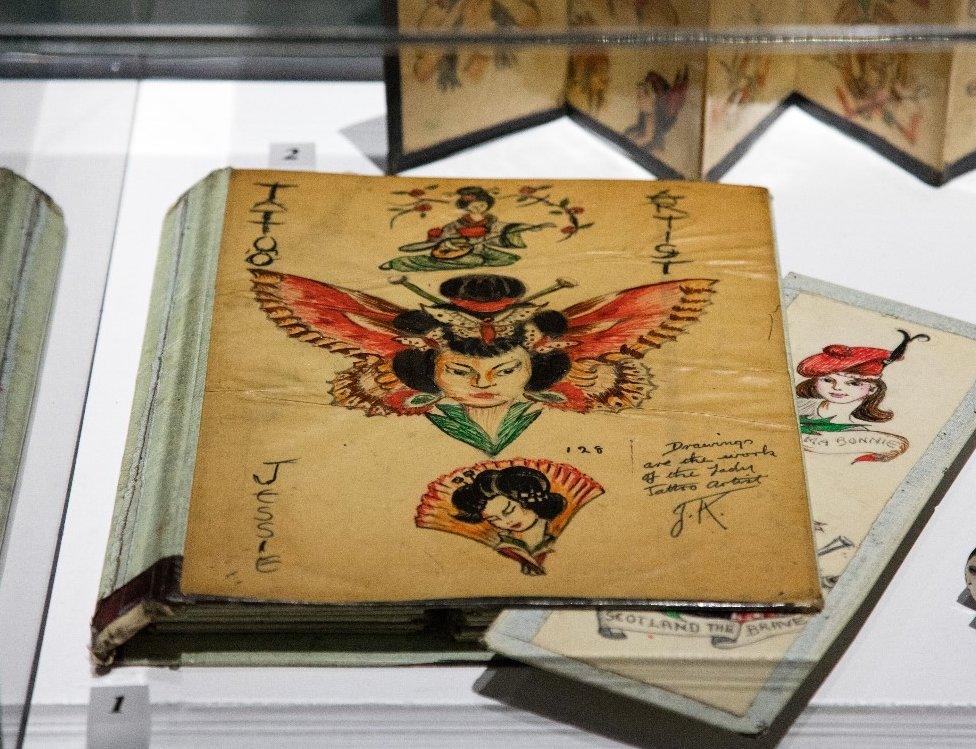 Part of the archive of tattoo artist, Jessie Knight