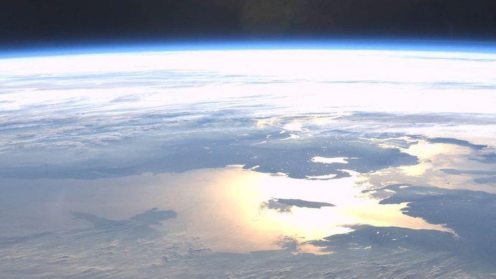 Isle of Man from space